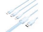 Kabel USB 2.0 A na 3v1 3A Vention CTPLG 1,5M (modrý)