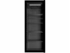 Bomann KSG 7292    schwarz Glastürkühlschrank 143cm