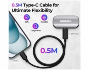 TOPDON redukční kabel pro termokameru TCView TC002 pro zařízení Apple a konektorem USB-C
