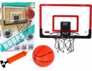 LeanToys Basketbalová deska koš, elektronické počítadlo bodů, zvuky