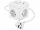 KERG SMART – 3-ZÁSUVKOVÁ NAPÁJECÍ KOSTKA + NABÍJEČKA USB-...