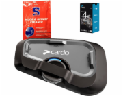 Cardo FRC4X003 interkom pro motorky 4 kanály/kanálů 1200 m Černá