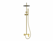 Sprchový set s baterií Invena Nestos, zlatá