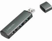 LogiLink USB HUB LogiLink USB 3.2 HUB 3portový, Gen2 s hliníkovým pouzdrem