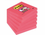Post-it Super samolepicí bločky (654-6SS-PO), 76x76 mm, 1x90 listů, růžové