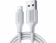 Ugreen USB-A - Lightning kabel 1,5 m stříbrný (UGR1458)
