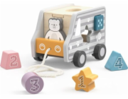 Viga Toys Dřevěné tahací auto Viga Toys