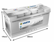 Varta Silver Dynamic 12V 110Ah 920A 610 402 092