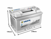 Baterie Varta SD E38, 74 Ah, 750 A, 12 V