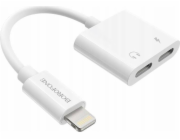 Borofone Adaptér Lightning na Lightning x2 USB bílý (6931474739605)