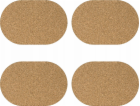 Zeller Korkové prostírání - sada 4 kusů, ZELLER