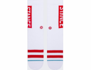 Stance Ponožky Stance OG Crew 1 pár Bílá/Červená