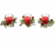 Atmosphera Vonné svíčky vánoční, 3 ks.