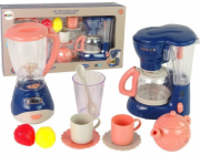 LeanToys Sada kuchyňských doplňků mixér a kávovar pro děti