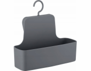 Wenko Sprchový box Barcelona, antracit, plast (TPE), 26 x 24 x 9 cm, antracit
