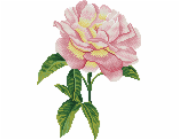 DIAMOND DOTZ Diamond Dotz Růžová růže 35,7x43,7cm DD5069