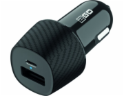 2GO Nabíječka 2GO KFZ-Ladegerät 20W 1xUSB-C 1xUSB-A schwarz