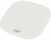Adler Koupelnová váha Adler | AD 8188 | Maximální hmotnost (kapacita) 180 kg | Přesnost 100 g | Bílá