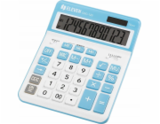 Eleven Kalkulačka ELEVEN Bílá stolní kalkulačka CDC120WHCY s bílými a světle modrými klávesami a světle modrým rámečkem kolem displeje