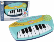 LeanToys Interaktivní piano modrý malý pianista