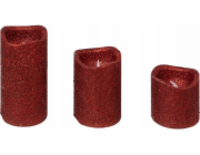 Atmosphera Sada 3 LED svíček v různých velikostech