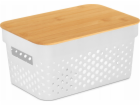 Kinvara Plastová nádoba s bambusovým víkem, 26 x 17,5 x 1...