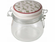 Boltze Porcelánová dóza s víčkem CHARLENE, 450 ml