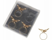 Boltze Kroužky na ubrousky s vánočním motivem BIONTO, 4 ks.