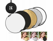 Kf Fotografický reflektor s rukojetí 5 v 1 kulatý 60cm DIFUZÉR Venkovní studio K&F / KF18.0004