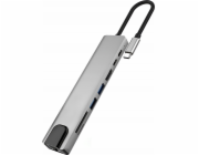 Bounn 8v1 USB-C Dock/Replikátor pro MacBook (JH-81)