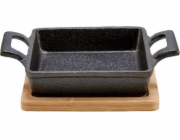 NoName forma na pečení 18,5 x 14 cm šedá/přírodní ocel 2 díly