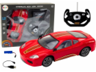 LeanToys Sportovní auto na dálkové ovládání 1:16 R/C červené