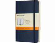 Moleskine Notes MOLESKINE P (9x14cm) linkovaný, měkká vazba, safírově modrá, 192 stran, modrá