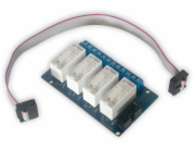 TINYCONTROL 4x relé 250VAC/16A, rozšiřující deska pro LAN ovladač LK3 a LK4