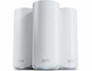 Netgear ORBI RBE773-100EUS  WIFI 7 MESH Zusatzsatellit 3er Set, Mesh Access Point (weiß, Tri-Band WiFi 7)