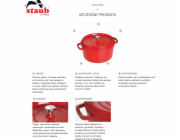 Staub La Cocotte 24cm rund, weisser Trüffel, Gusseisen