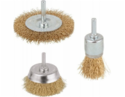 Sada mosazných kartáčů, 3 kusy 2739000