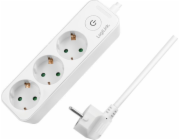 LogiLink Prodlužovací kabel LogiLink 3 zásuvky 1,5 m bílý