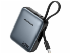Powerbank Vention 10000mAh 35W PD z wbudowanym kablem USB...