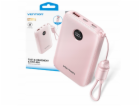 Vention Powerbanka 10000mAh růžová
