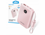 Vention Powerbanka 10000mAh růžová