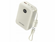 Powerbank Vention 20000mAh 2 x USB-C 1x USB-A z wyświetlaczem 22,5W beżowy