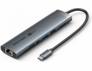 Stacja dokująca USB-C 9w1 Vention 4K 60Hz 100W PD 0.15m