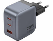 Ładowarka Vention 70W GaN PD 1x USB-A 2x USB-C czarna