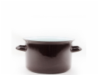 Hrnec smalt 2,6 l/18 cm Belis Standard hnědý