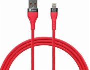 Tracer Kabel USB A - Lightning 1m červený