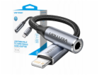 Adapter Lightning męski do 3.5mm Jack Vention 0,1m czarny