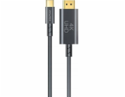 Awei USB adaptér AWEI CL-212T USB-C na HDMI kabel 4K 30Hz černý