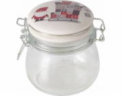 Boltze Sklenice s porcelánovým víčkem MONTI, 450 ml