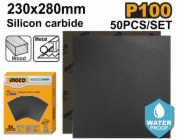 Ingco papír brusný P100 230 x 280mm, 50 ks